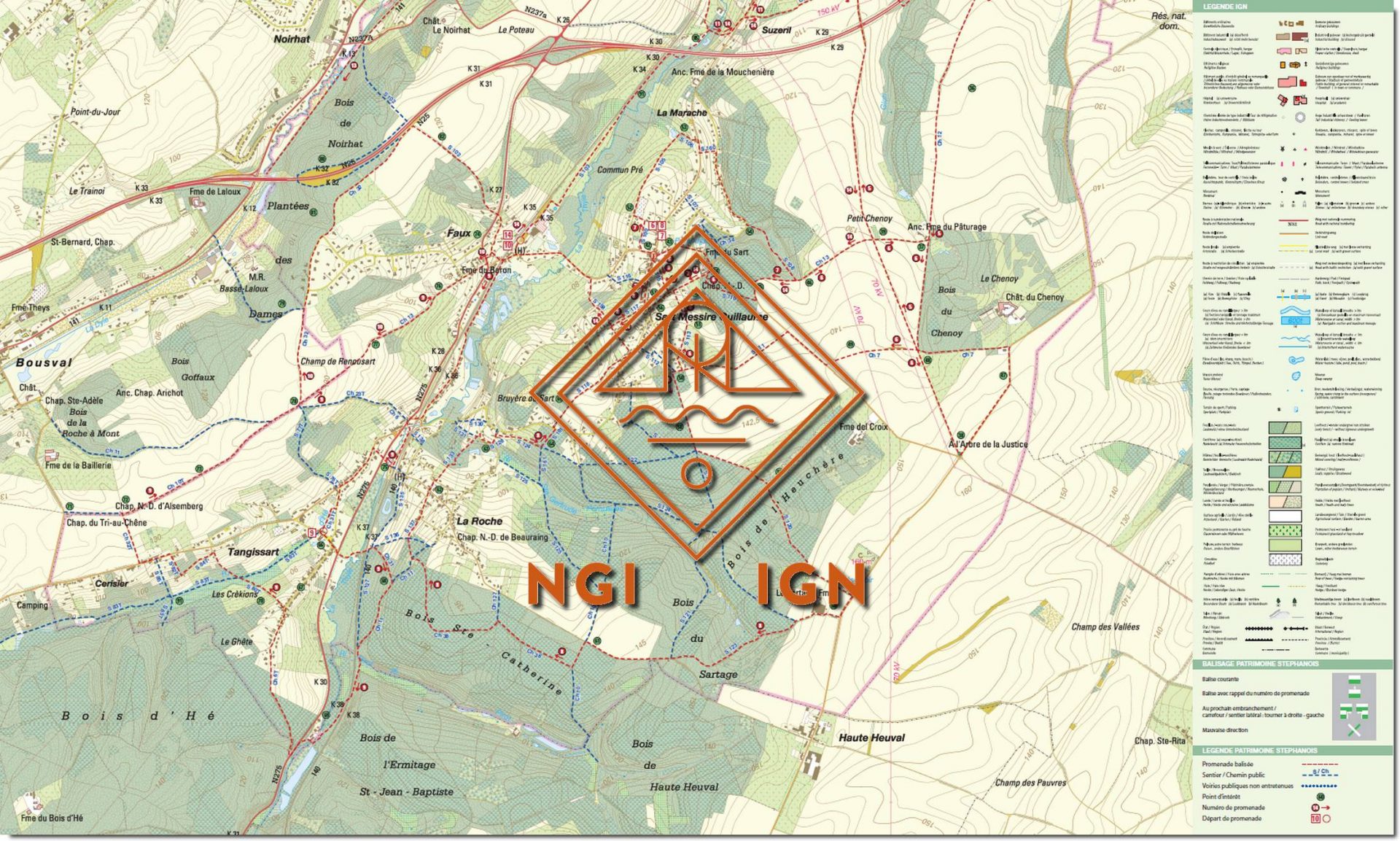 CourtSaintÉtienne Institut géographique national