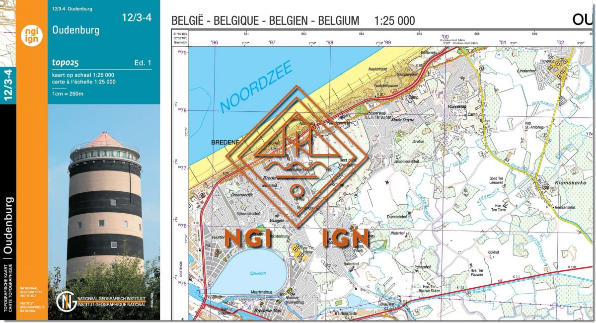 Oudenburg - Webshop Nationaal Geografisch Instituut