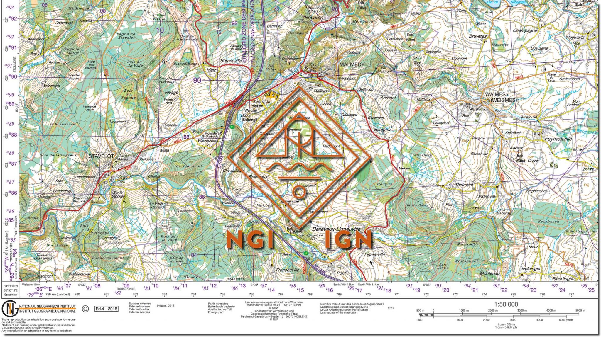 Malmedy Webshop Nationaal Geografisch Instituut