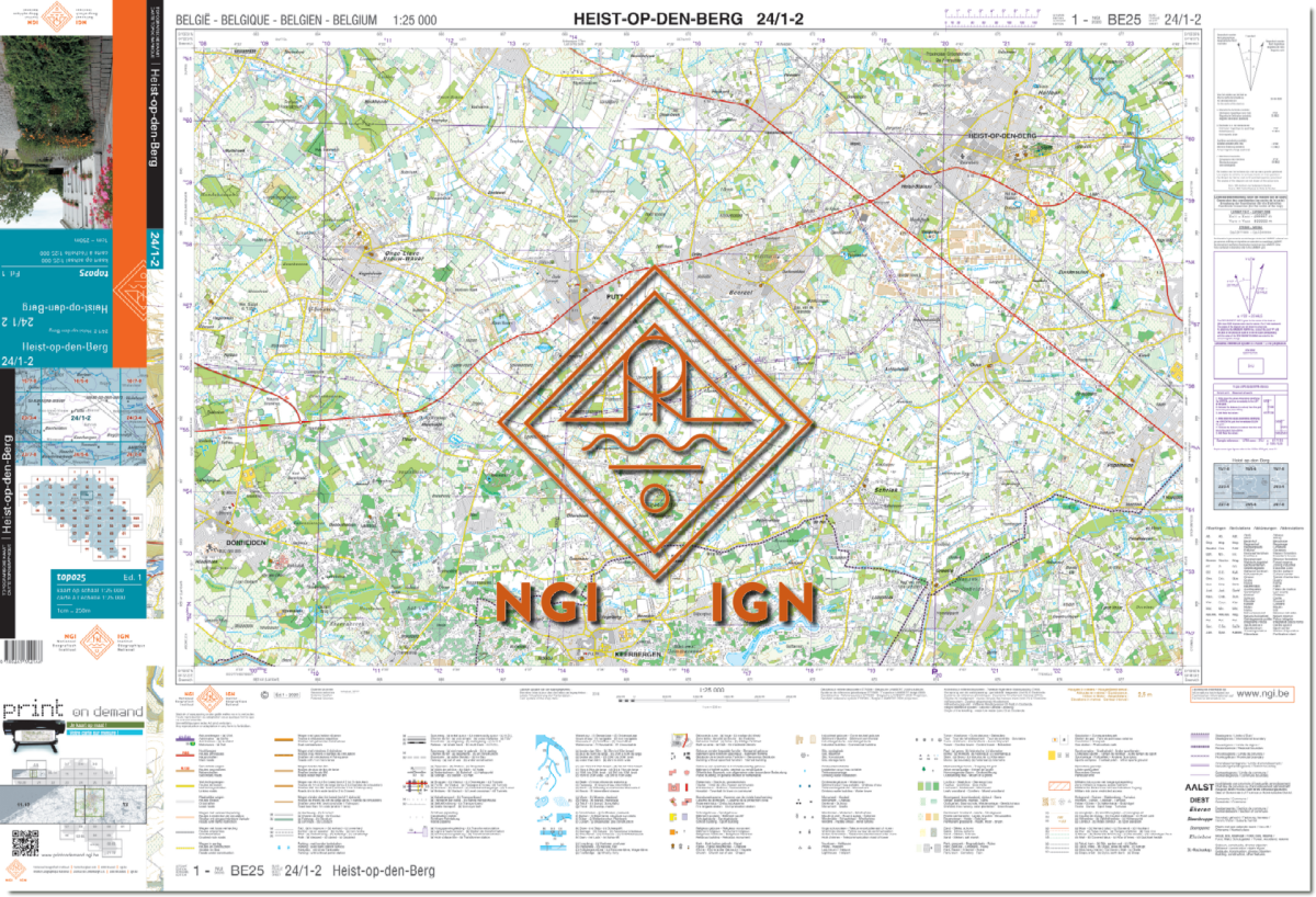 Heist-op-den-Berg - Webshop Nationaal Geografisch Instituut