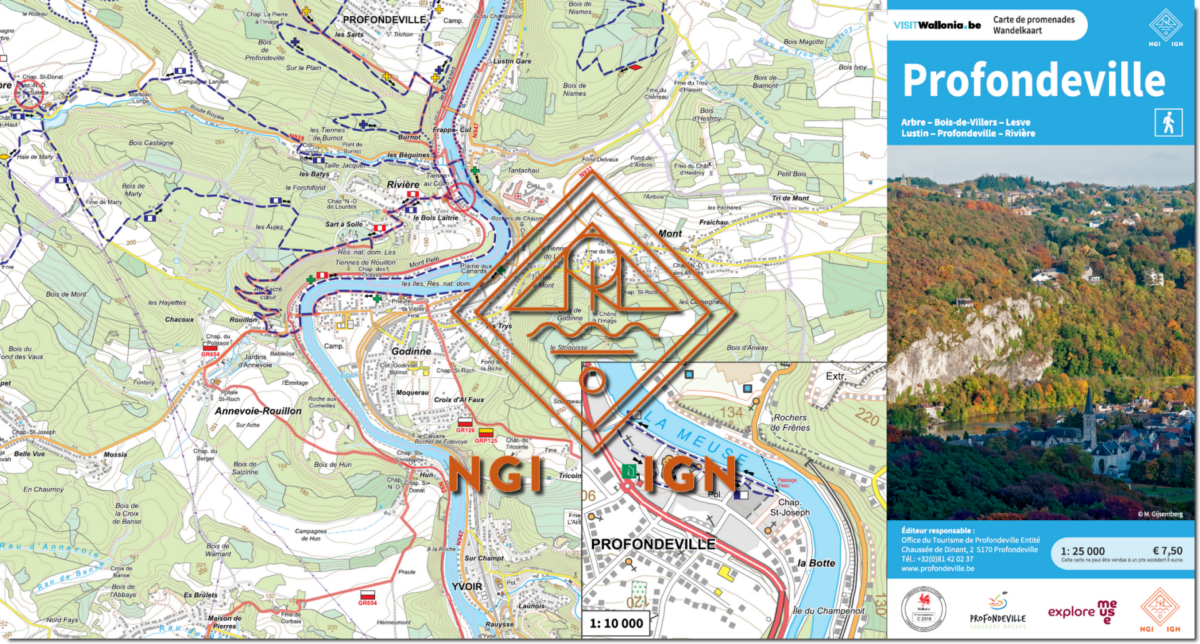 Profondeville - Webshop Nationaal Geografisch Instituut