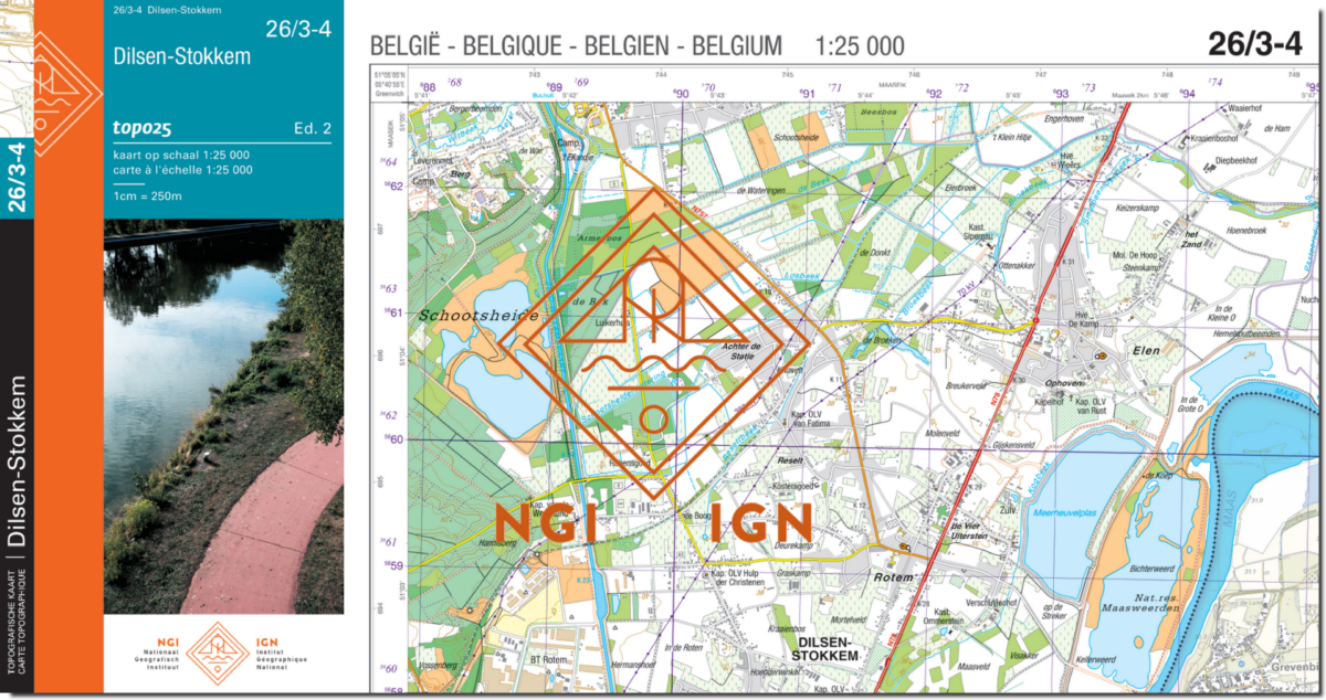 Dilsen Dilsen - Stokkem - Webshop de l'Institut géographique national